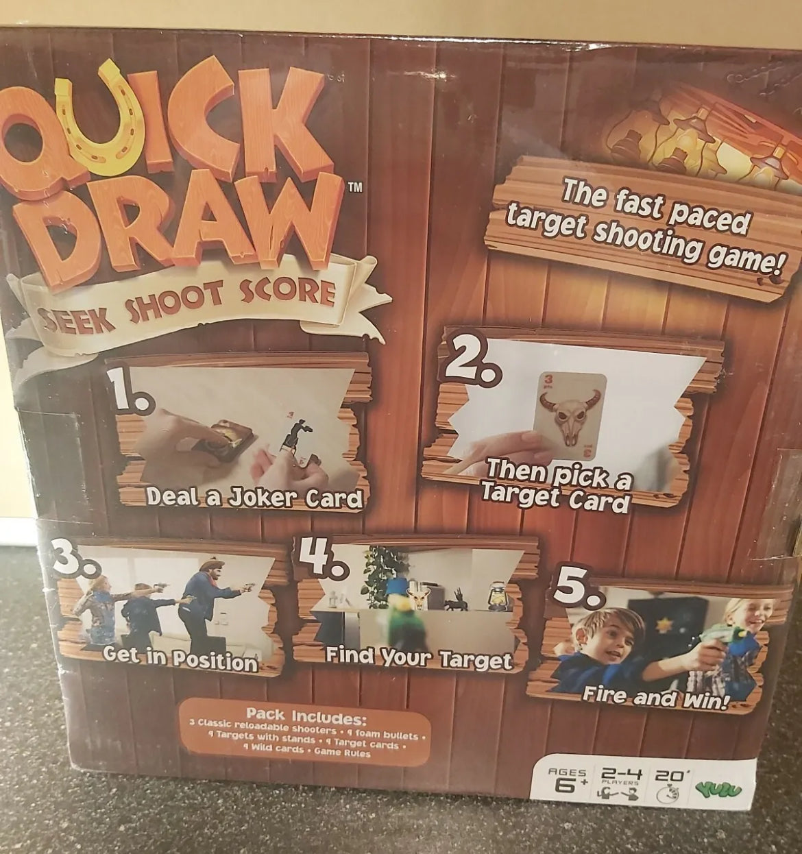 YULU Quick Draw Game - Seek Shoot Score - Target Shooting Game - New sealed Box