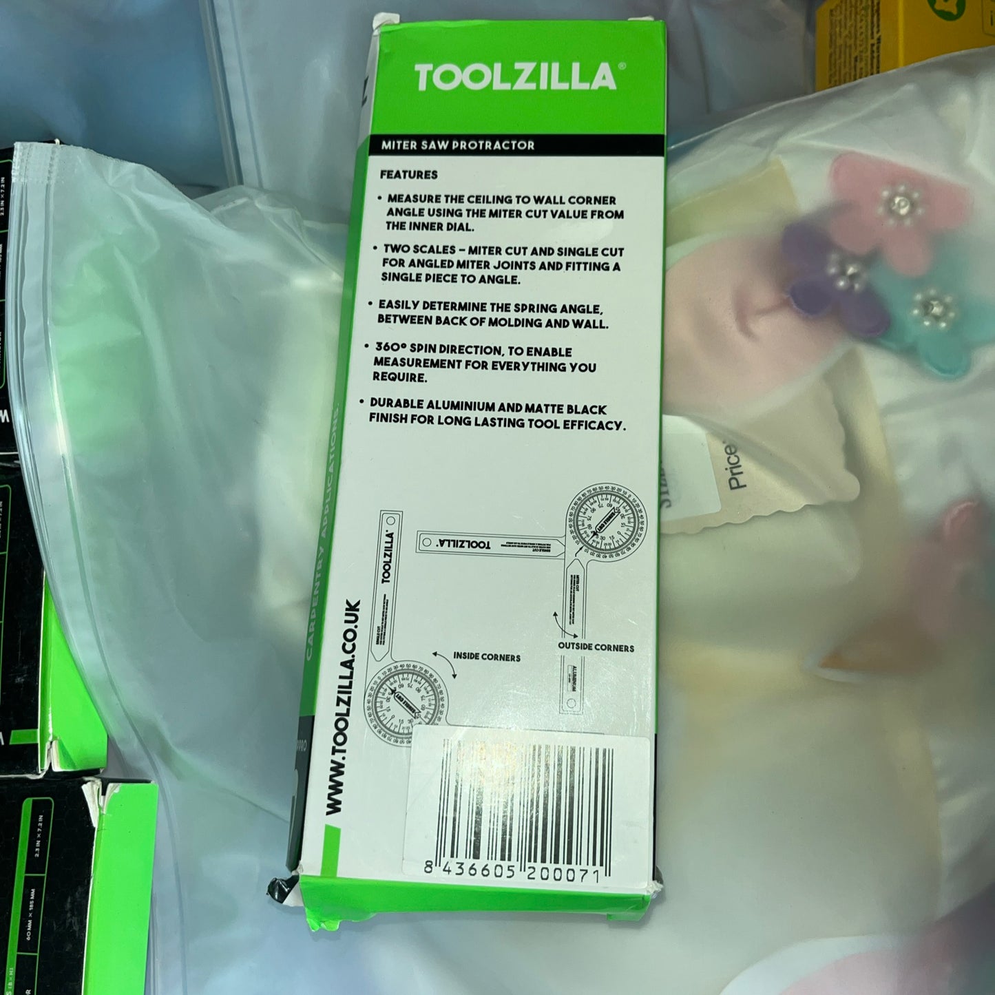 Toolzilla miter saw protractor