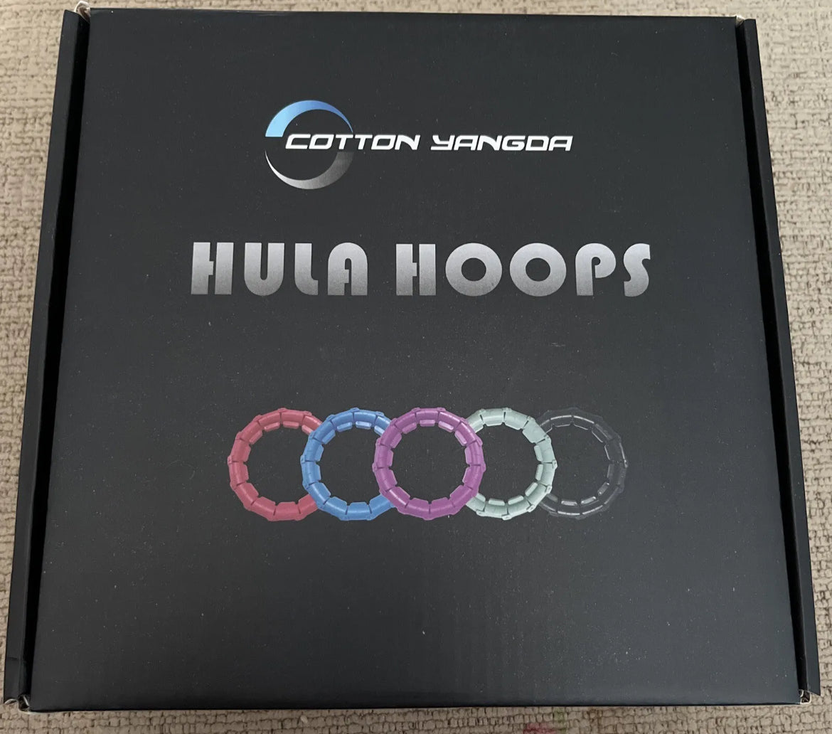 Cotton Yangda Weighted Smart Hula Hoop With Auto Spinning Hoop Detachable Knots