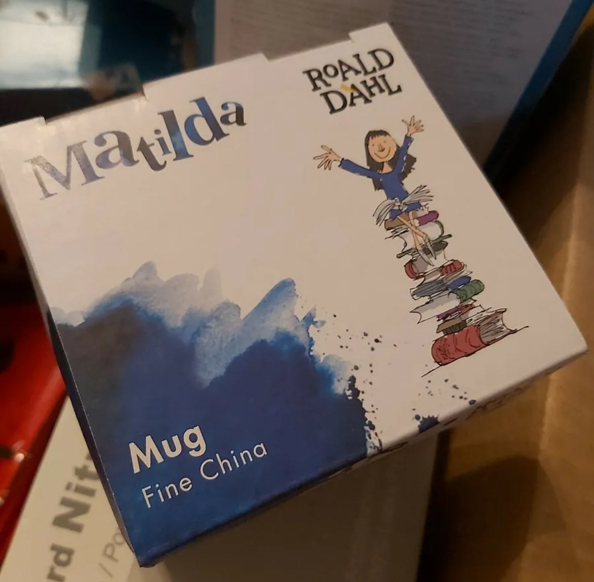 Roald Dahl Matilda Can Mug In Window Box Brand New 5213413