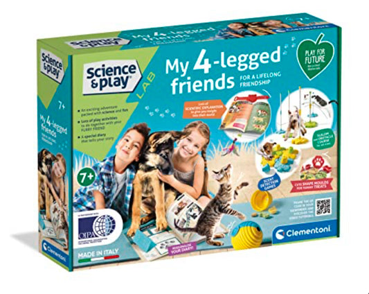 Clementoni Science & Play My 4-Legged Friends Pet Activity Kit Kids 8+ New* F1