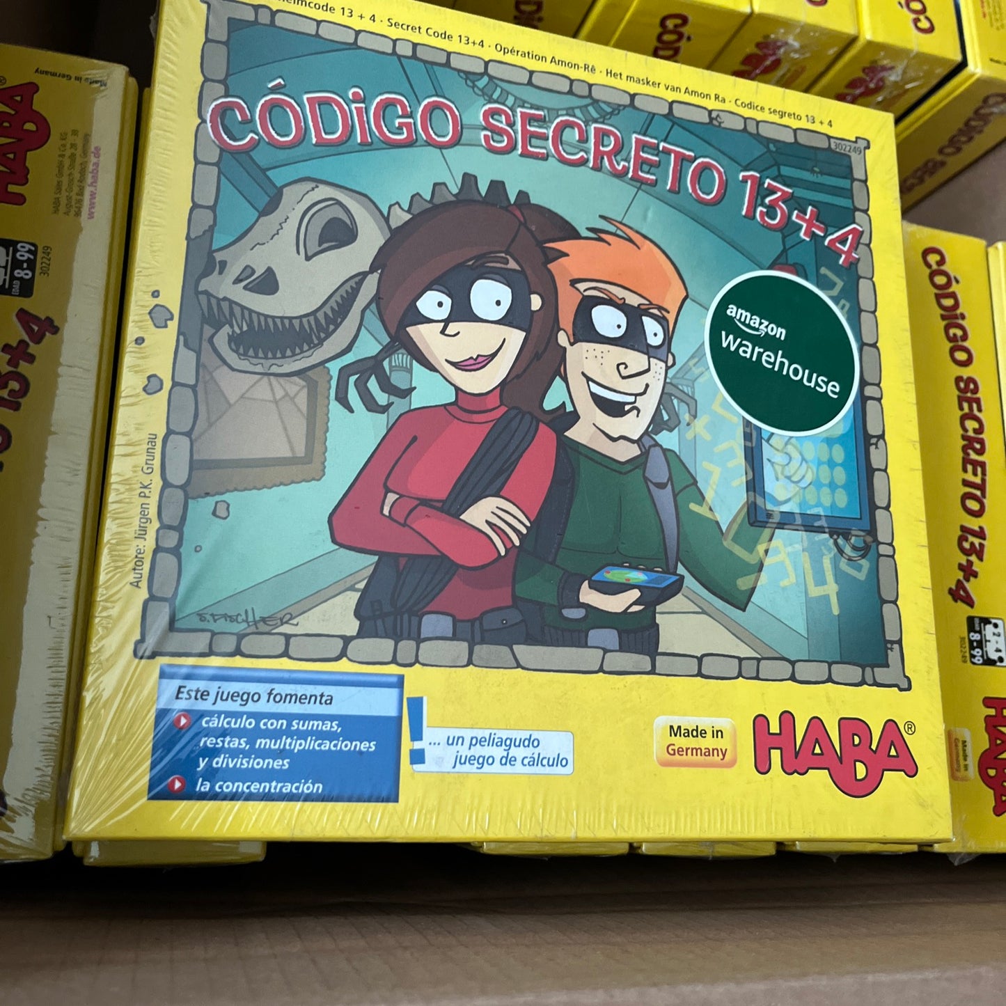 BNIB NEW HABA Secret Code 13 + 4 maths educational fun board Game 2-4 8+