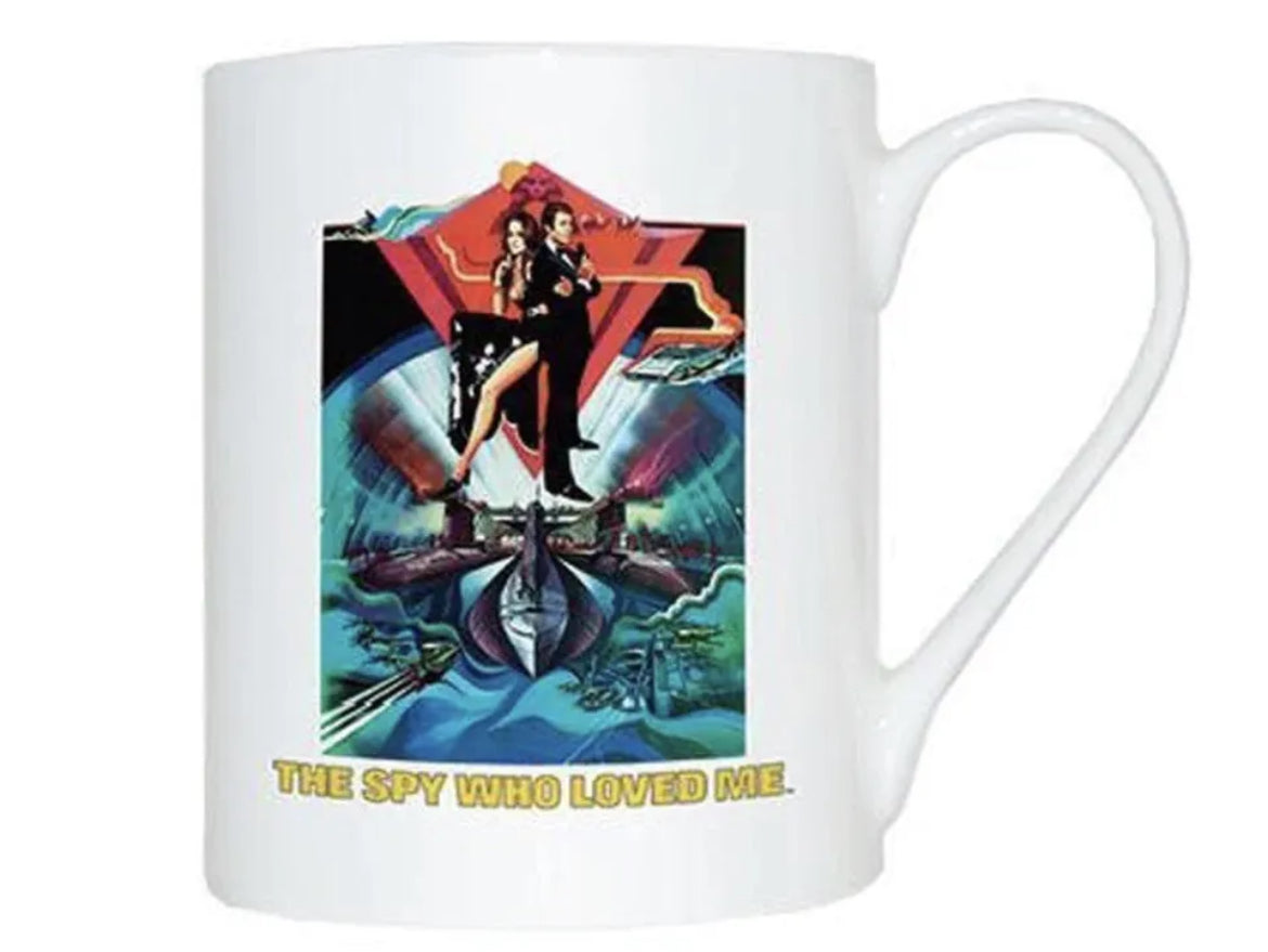 The Spy Who Loved Me James Bond Roger Moore 1977 Coffee Mug 007 New