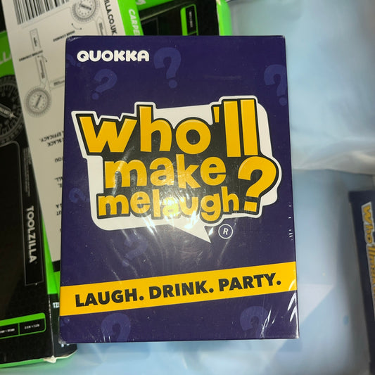 Who’ll make me laugh card set by Quokka