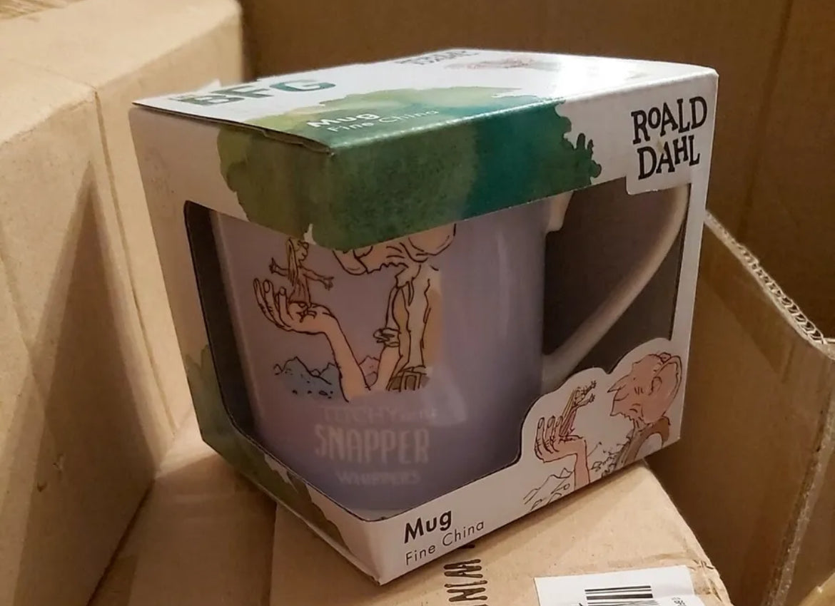 Roald Dahl Bfg Can Mug In Window Box brand new