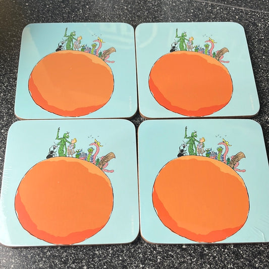 Set of 4 James & The Giant Peach Coasters