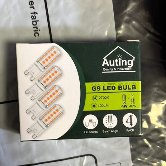 Auting pack ofv4 x G9 led bulbs