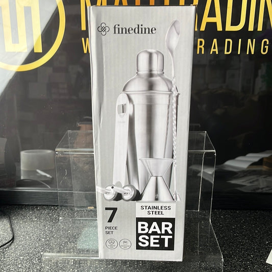 Finedine Stainless Steel 7 piece Bar Set