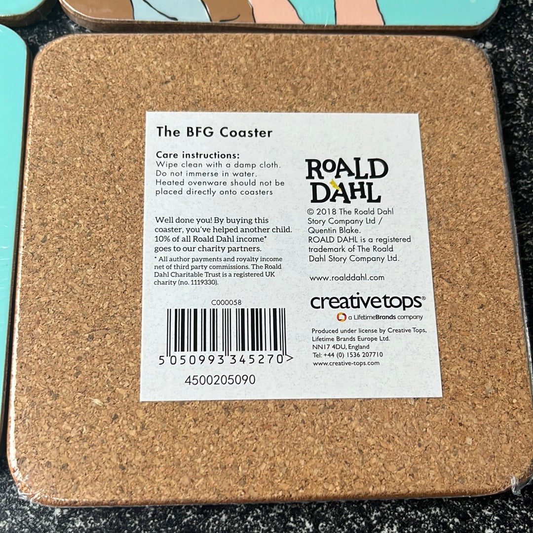 Set of 4 BFG Coasters