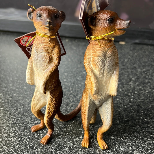 2 x Ravensden 12cm Meerkats L068B