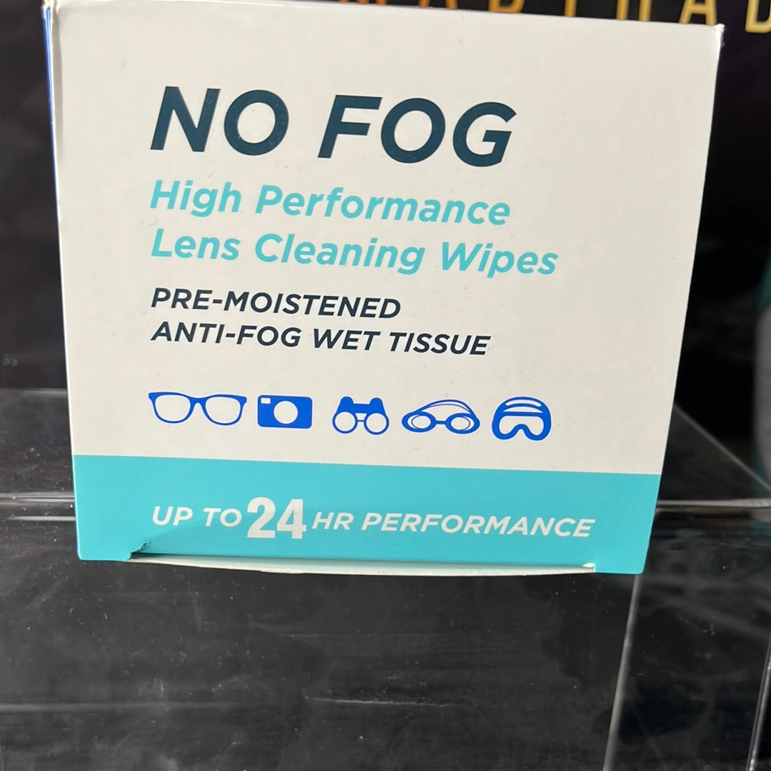 No Fog Lens Cleaning Wipes