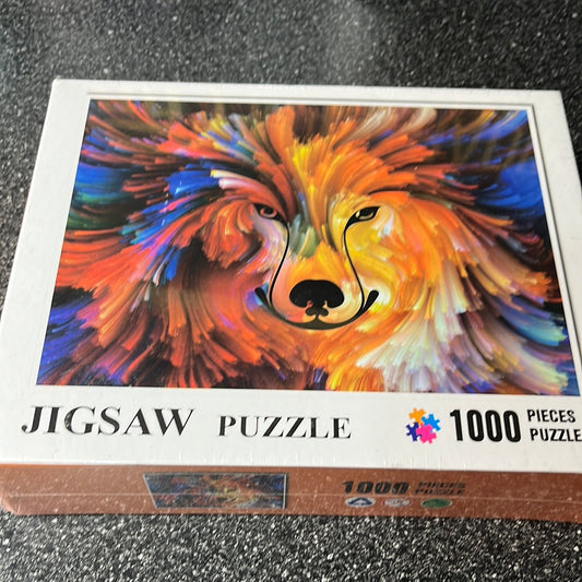 Tite Wolf Jigsaw Puzzle 1000 Pcs Paint Effect Brand new and sealed