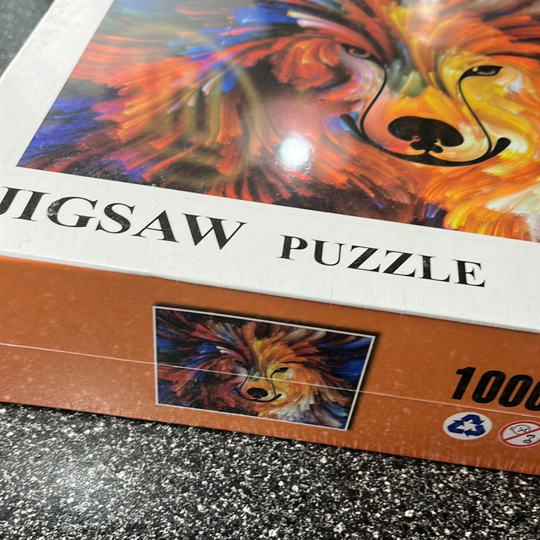 Tite Wolf Jigsaw Puzzle 1000 Pcs Paint Effect Brand new and sealed