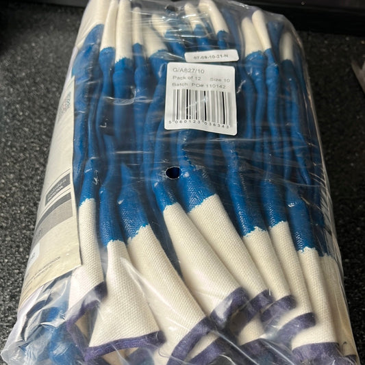 ULTIMATE INDUSTRIAL GLOVES (SIZE 10) pack of 12 A827/10 Brand New