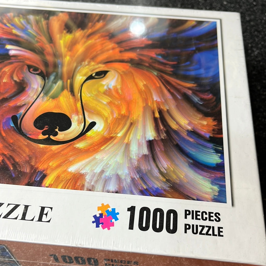 Tite Wolf Jigsaw Puzzle 1000 Pcs Paint Effect Brand new and sealed