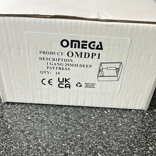 Box of 10 OMDP1 pattress