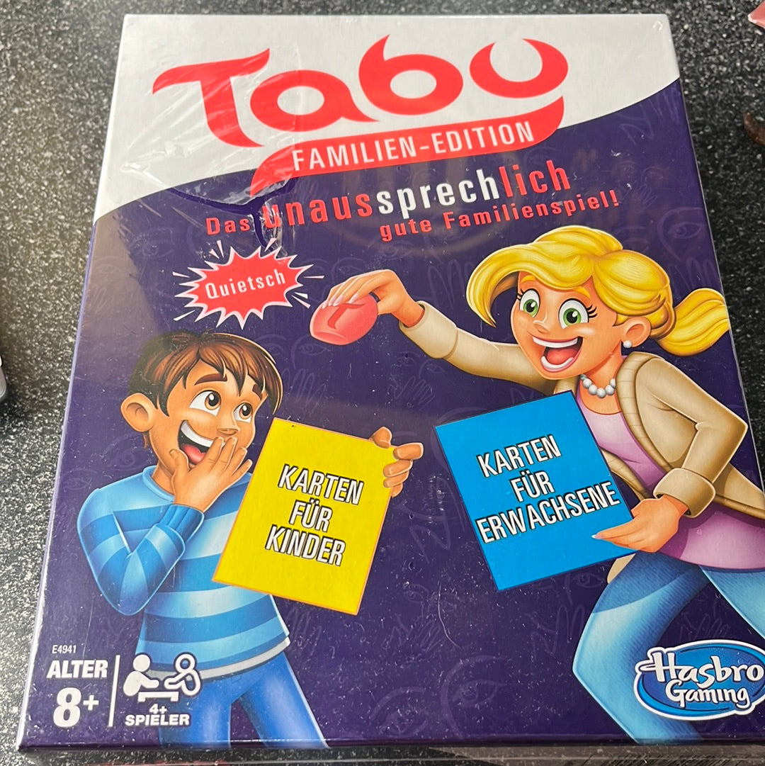 Tabu board Game