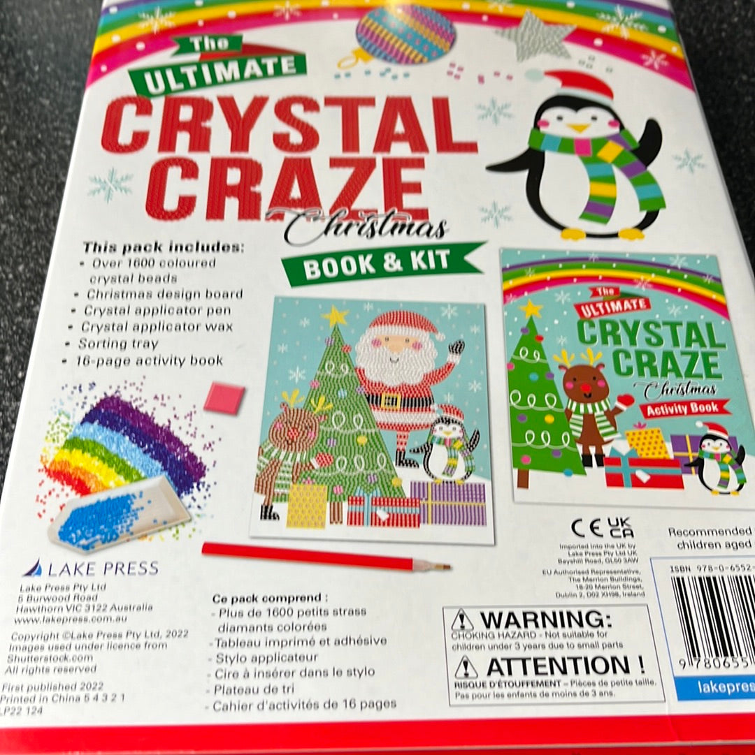 The ultimate crystal Craze Christmas book and kit