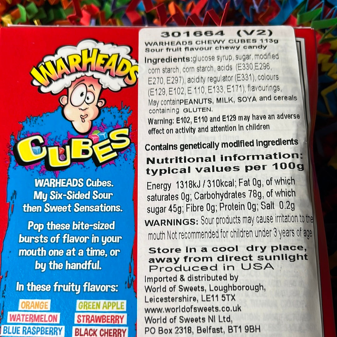 Warheads Cubes