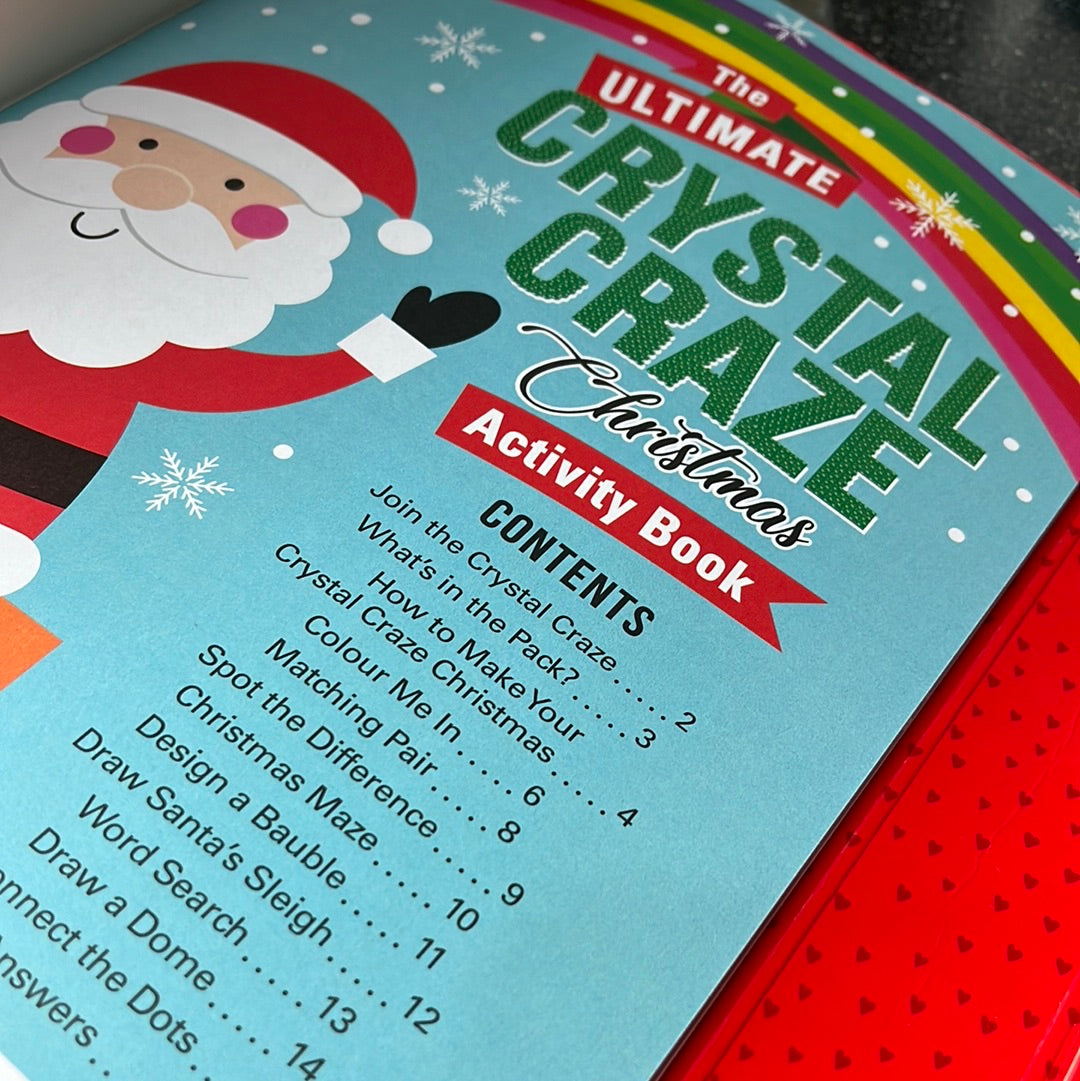 The ultimate crystal Craze Christmas book and kit